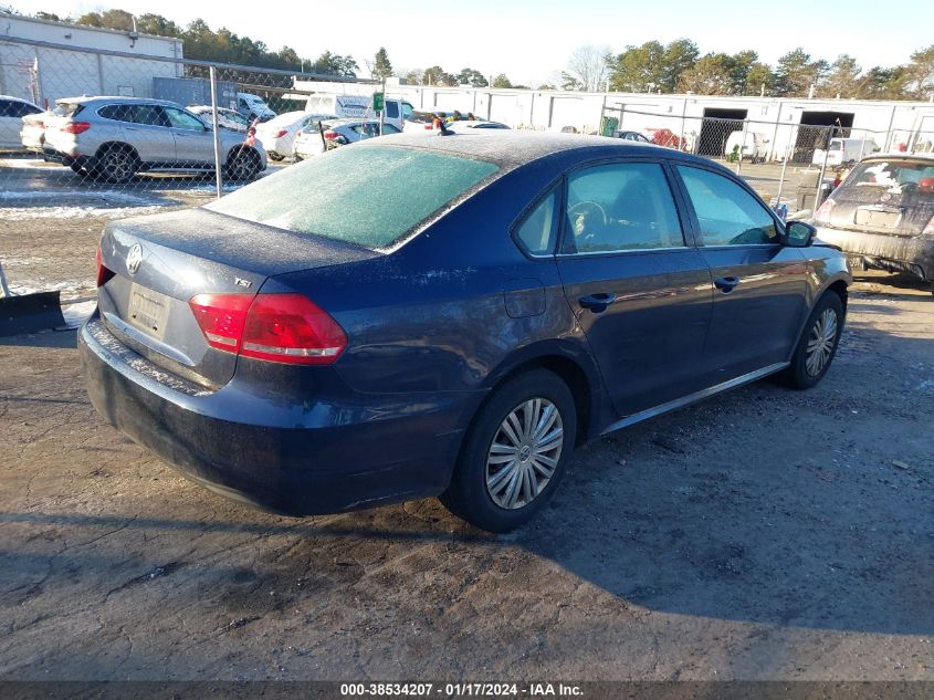 2014 VOLKSWAGEN PASSAT S - 1VWAT7A39EC044661