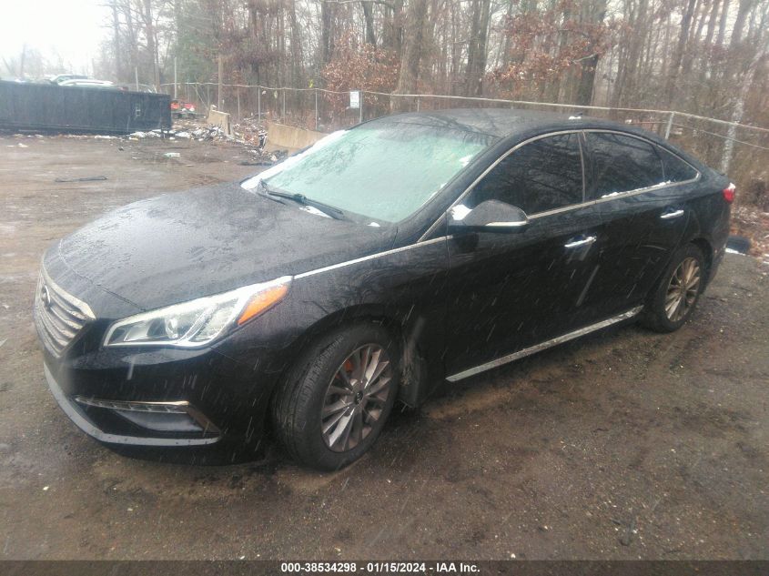 2015 HYUNDAI SONATA LIMITED - 5NPE34AF8FH143586