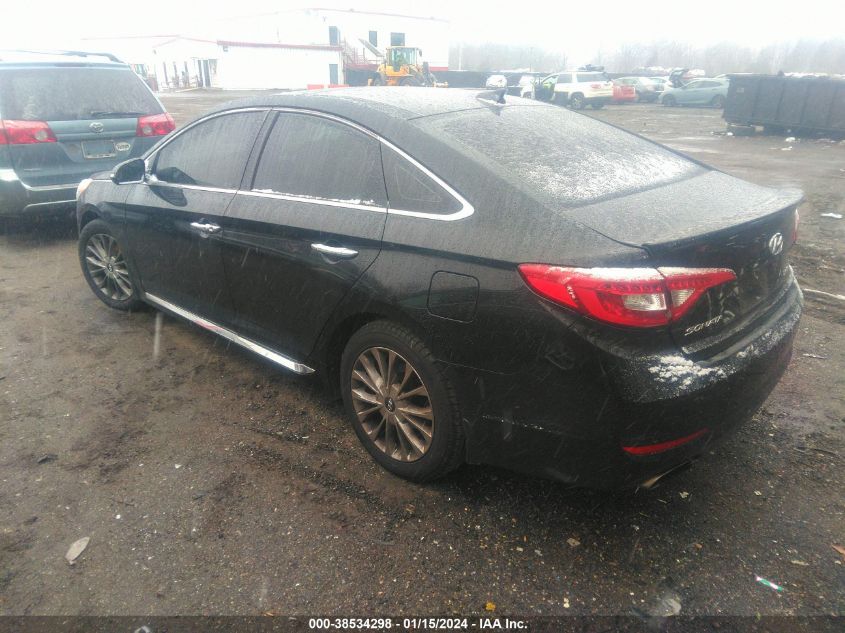 2015 HYUNDAI SONATA LIMITED - 5NPE34AF8FH143586