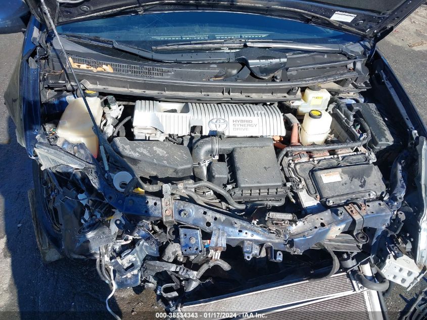 2014 TOYOTA PRIUS TWO - JTDKN3DU3E1780067