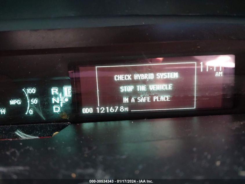 2014 TOYOTA PRIUS TWO - JTDKN3DU3E1780067