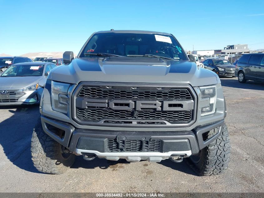 2018 FORD F-150 RAPTOR - 1FTFW1RGXJFB54292