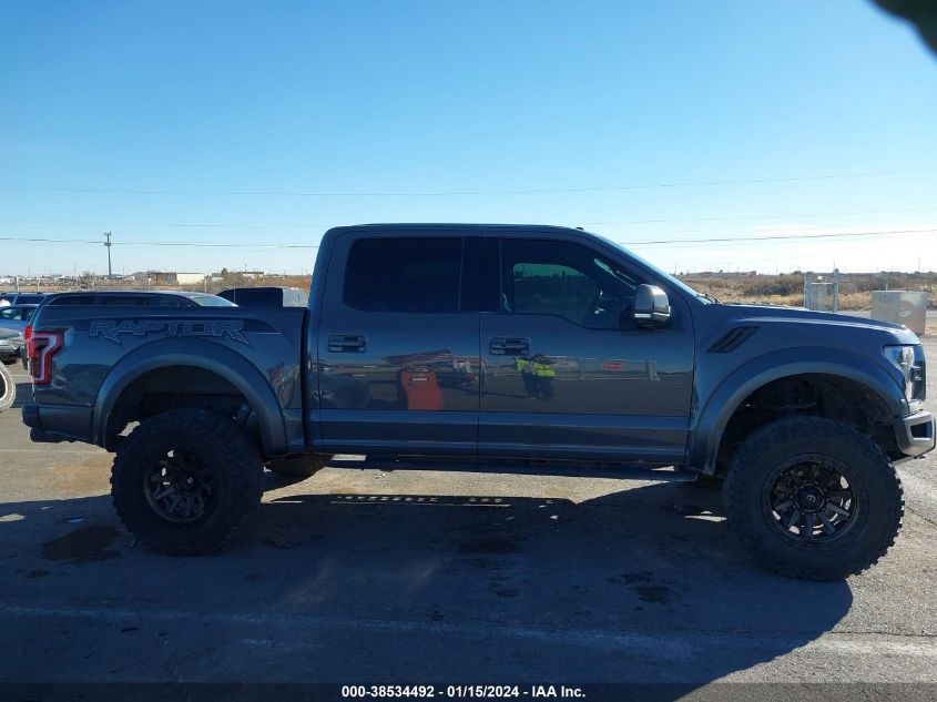 2018 FORD F-150 RAPTOR - 1FTFW1RGXJFB54292