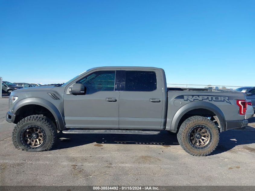2018 FORD F-150 RAPTOR - 1FTFW1RGXJFB54292