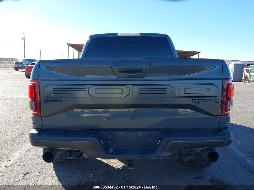 2018 FORD F-150 RAPTOR - 1FTFW1RGXJFB54292