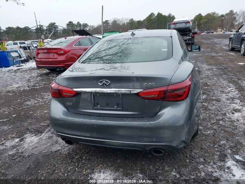 2018 INFINITI Q50 3.0T LUXE - JN1EV7AR7JM441201