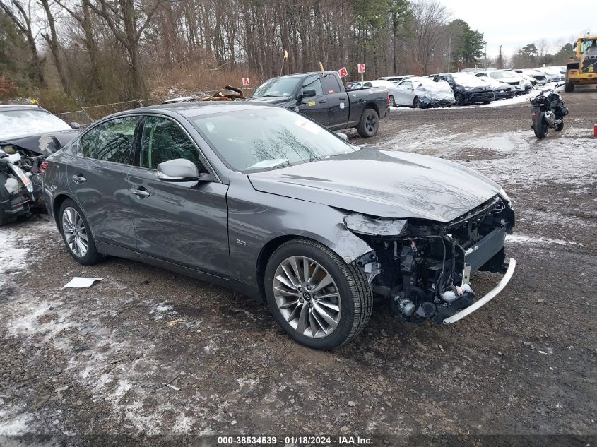 2018 INFINITI Q50 3.0T LUXE - JN1EV7AR7JM441201