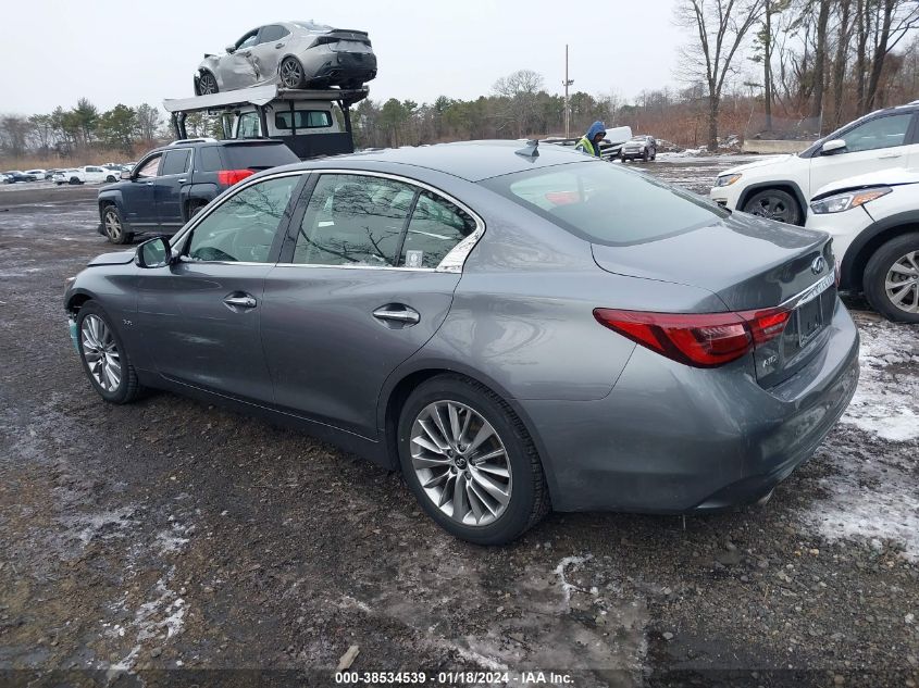 2018 INFINITI Q50 3.0T LUXE - JN1EV7AR7JM441201