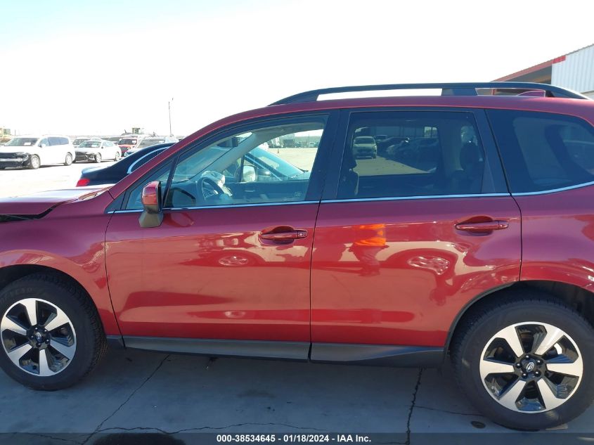 2017 SUBARU FORESTER 2.5I LIMITED - JF2SJAJC9HH462141