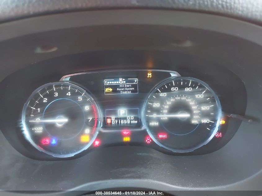 2017 SUBARU FORESTER 2.5I LIMITED - JF2SJAJC9HH462141