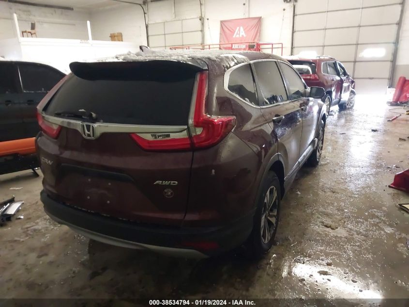 2019 HONDA CR-V LX - 2HKRW6H37KH210401