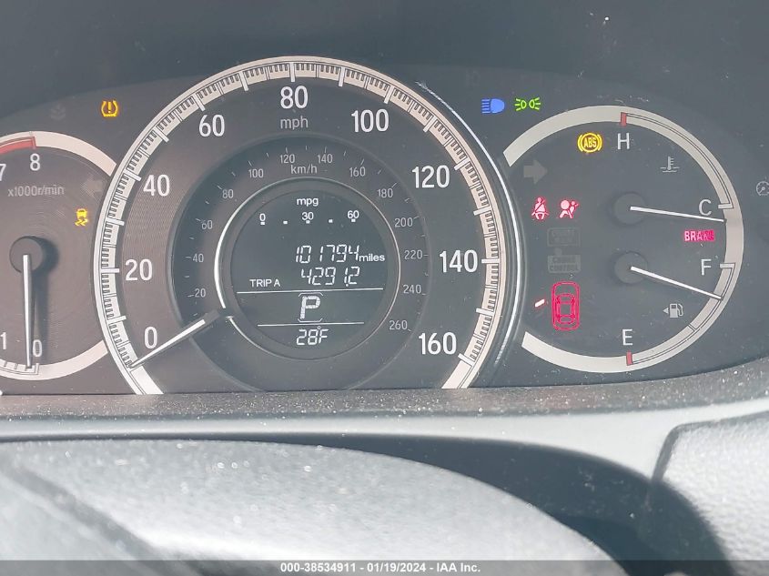 2017 HONDA ACCORD LX - 1HGCR2F38HA229131