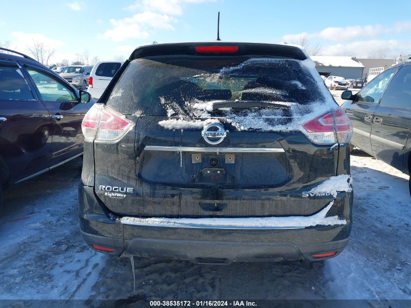 2016 NISSAN ROGUE S/SL/SV - KNMAT2MV1GP678853