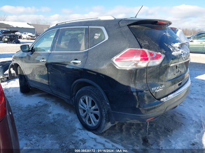 2016 NISSAN ROGUE S/SL/SV - KNMAT2MV1GP678853