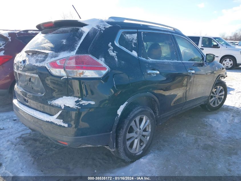 2016 NISSAN ROGUE S/SL/SV - KNMAT2MV1GP678853