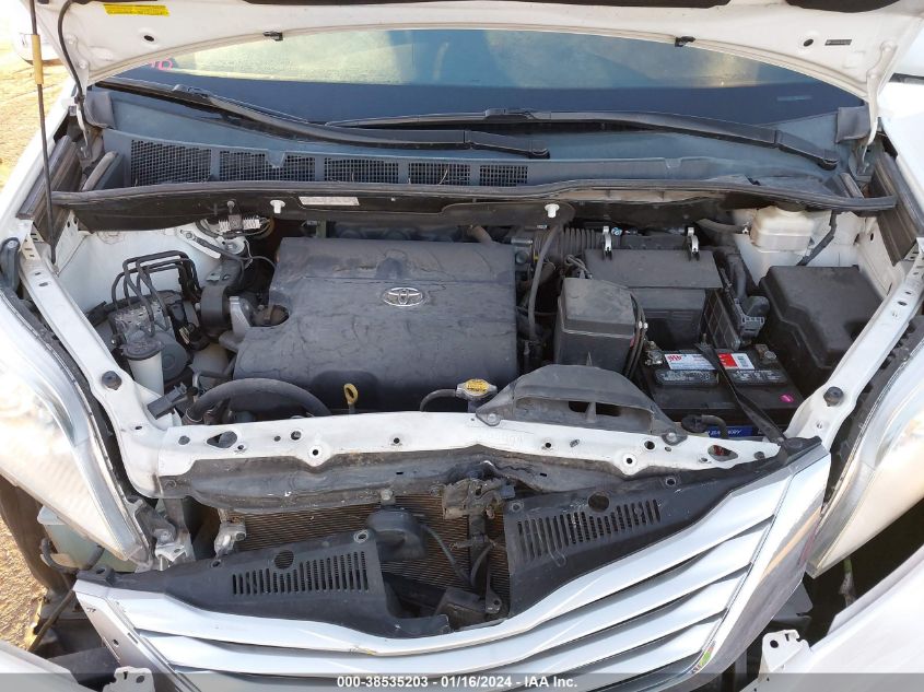2013 TOYOTA SIENNA LIMITED V6 7 PASSENGER - 5TDYK3DC1DS384781