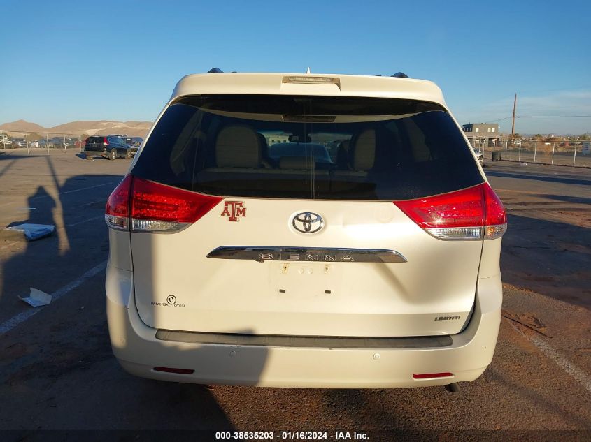 2013 TOYOTA SIENNA LIMITED V6 7 PASSENGER - 5TDYK3DC1DS384781