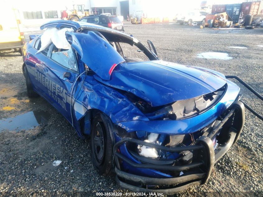 2018 DODGE CHARGER POLICE - 2C3CDXAT3JH169644