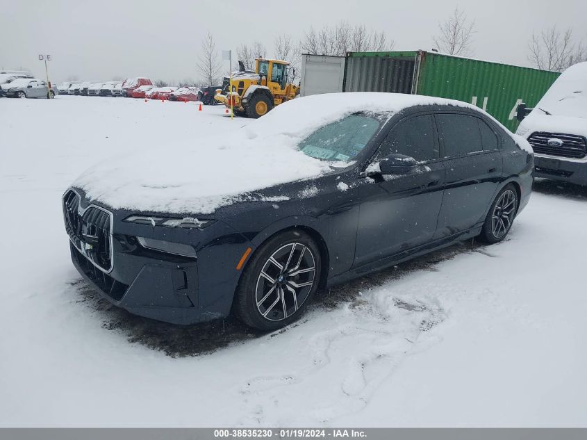 2023 BMW 760I XDRIVE WBA33EJ04PCL55193
