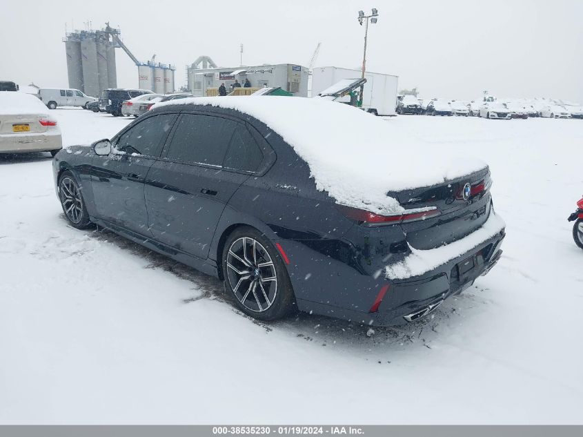2023 BMW 760I XDRIVE WBA33EJ04PCL55193