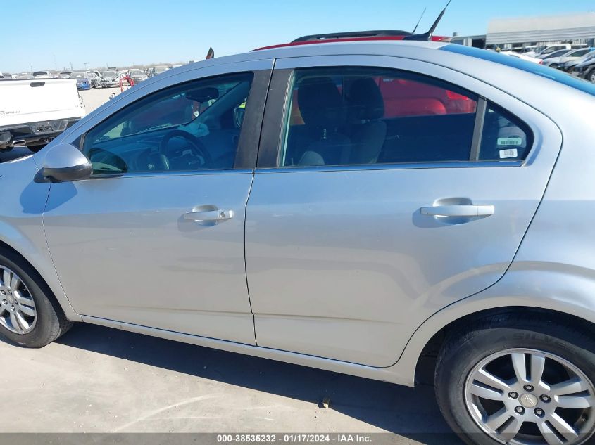 2014 CHEVROLET SONIC LT AUTO - 1G1JC5SH9E4182866