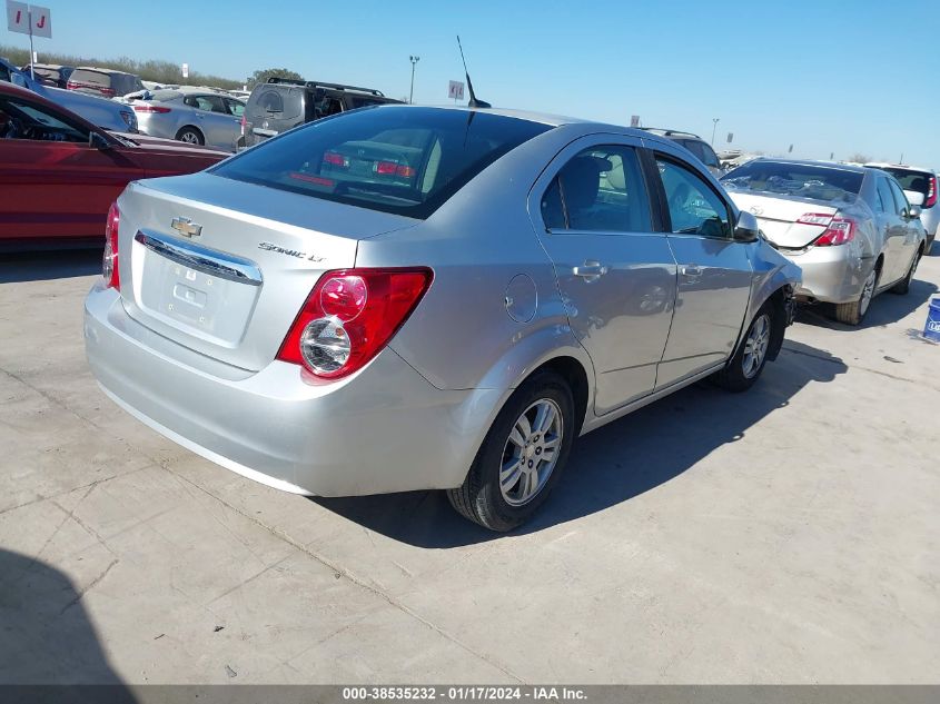 2014 CHEVROLET SONIC LT AUTO - 1G1JC5SH9E4182866