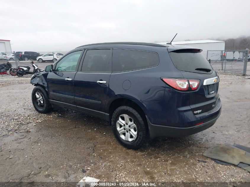 2015 CHEVROLET TRAVERSE LS - 1GNKRFKD7FJ192089