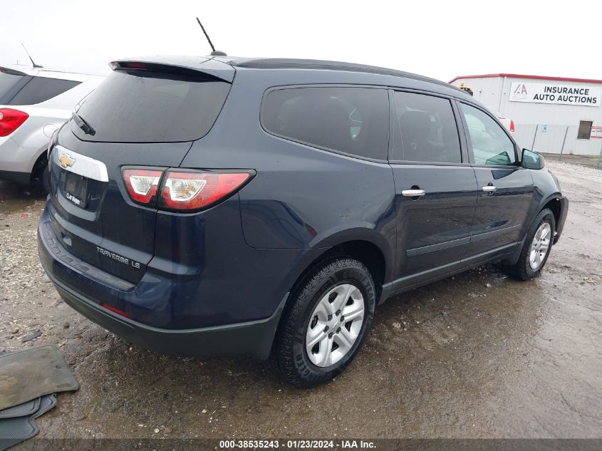 2015 CHEVROLET TRAVERSE LS - 1GNKRFKD7FJ192089