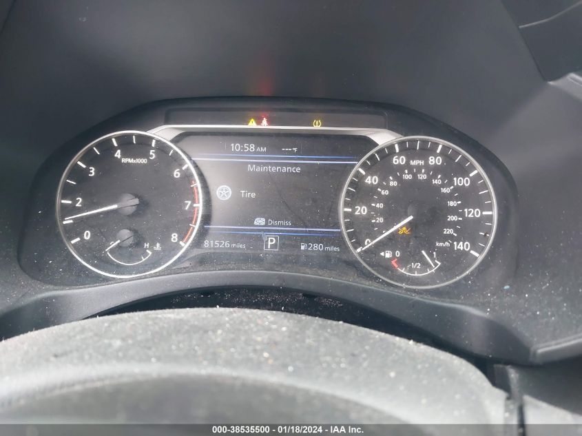 2019 NISSAN ALTIMA SV - 1N4BL4DV5KC114564