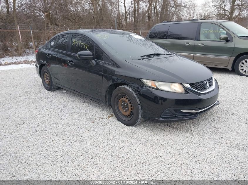 2014 HONDA CIVIC LX - 19XFB2F51EE018881
