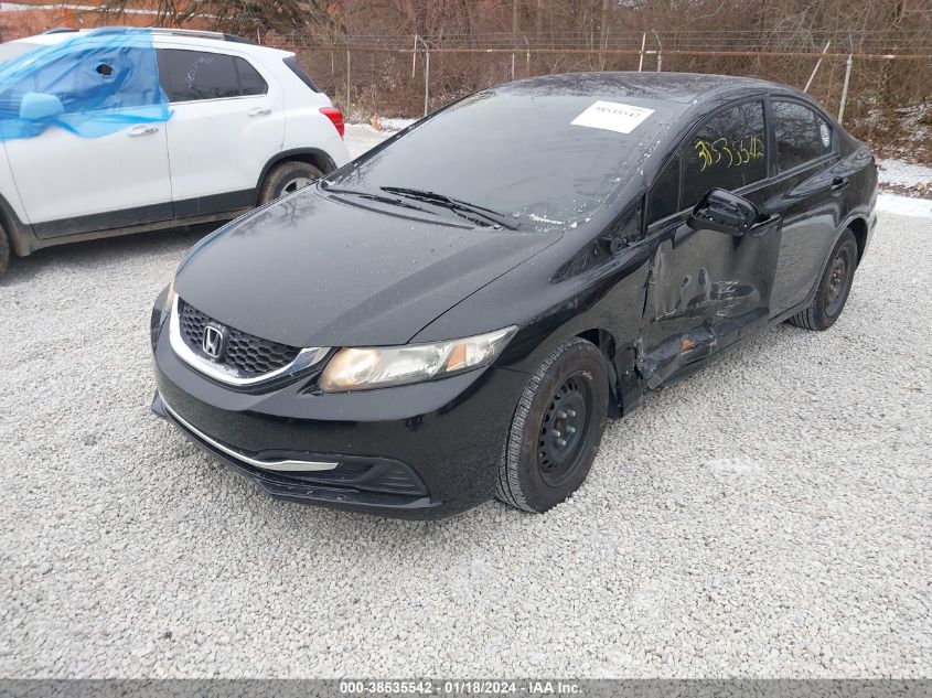 2014 HONDA CIVIC LX - 19XFB2F51EE018881