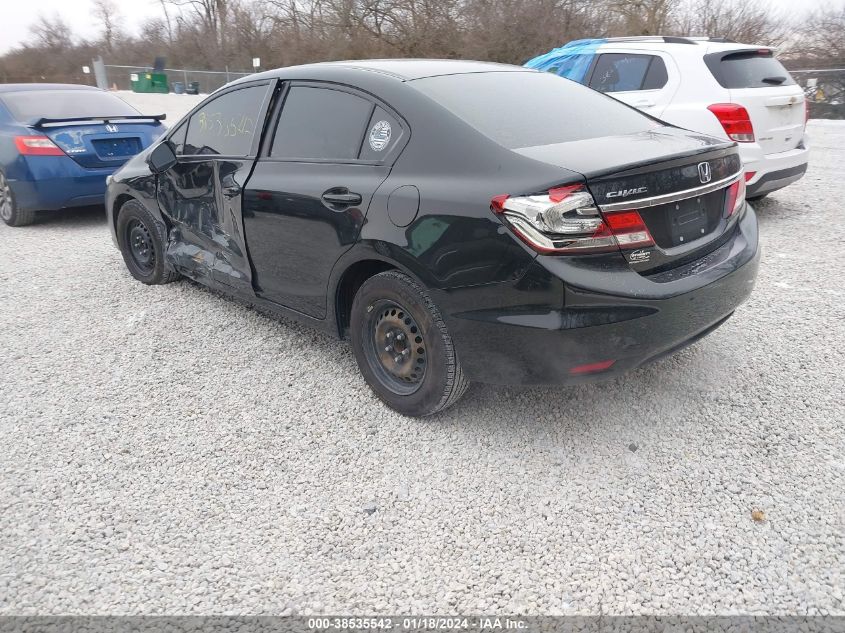 2014 HONDA CIVIC LX - 19XFB2F51EE018881