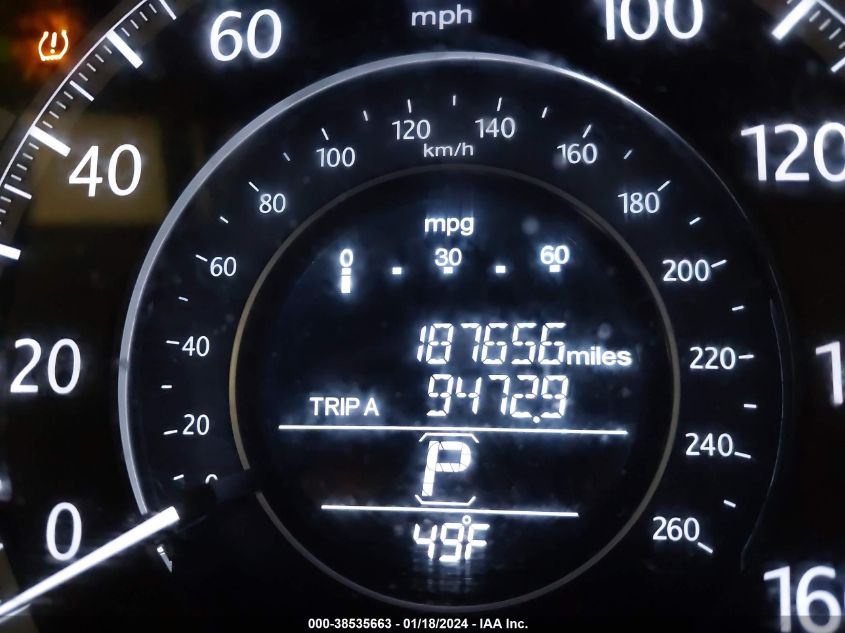2015 HONDA ACCORD EXL - 1HGCR2F86FA230836