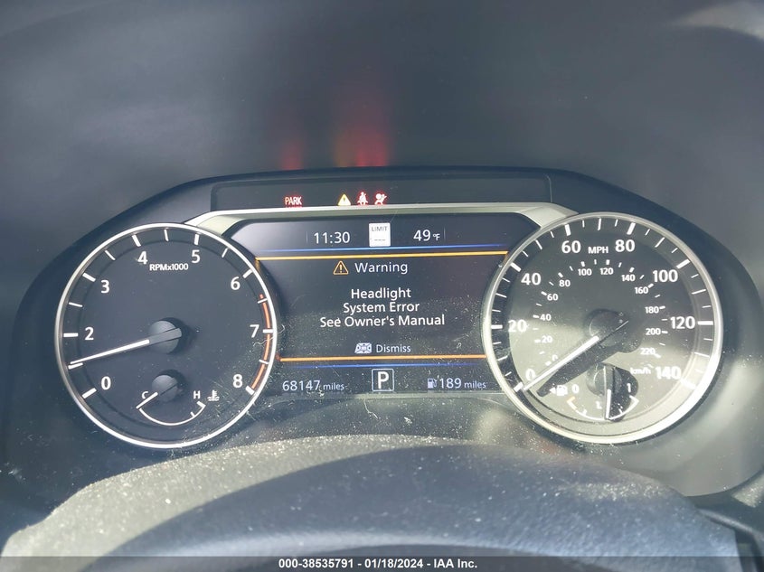 VIN 1N4BL4EVXKC212598 2019 NISSAN ALTIMA SL