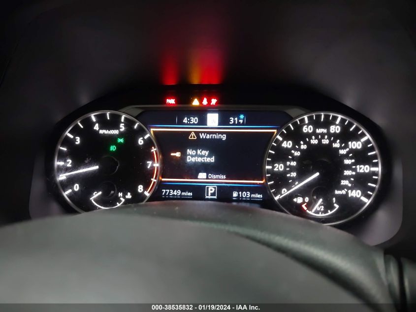 2019 NISSAN ALTIMA SL - 1N4BL4EV4KC193000