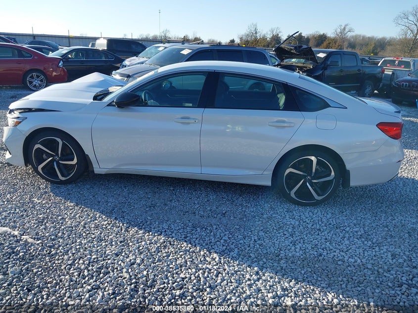 VIN 1HGCV1F42NA041389 2022 HONDA ACCORD SPORT SE
