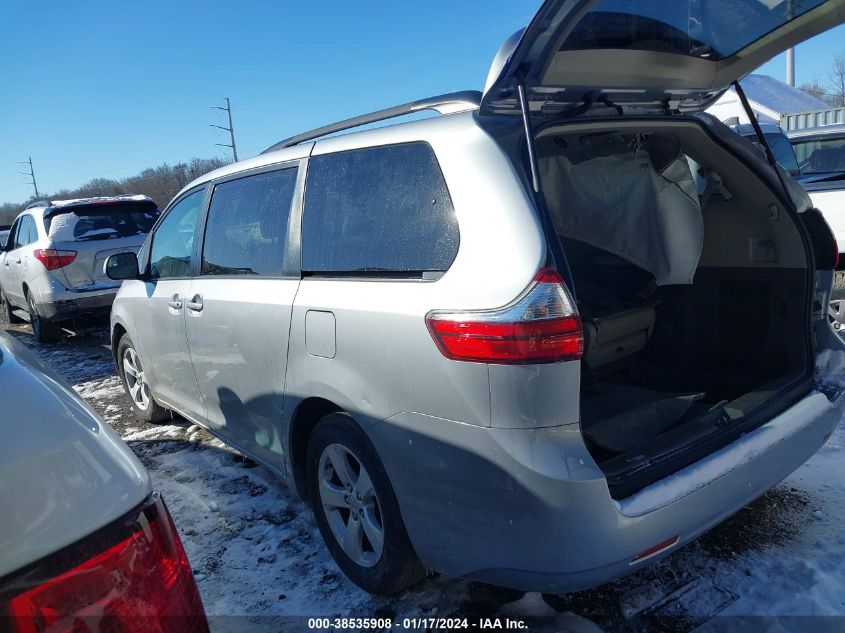 2016 TOYOTA SIENNA LE - 5TDKK3DC8GS754988