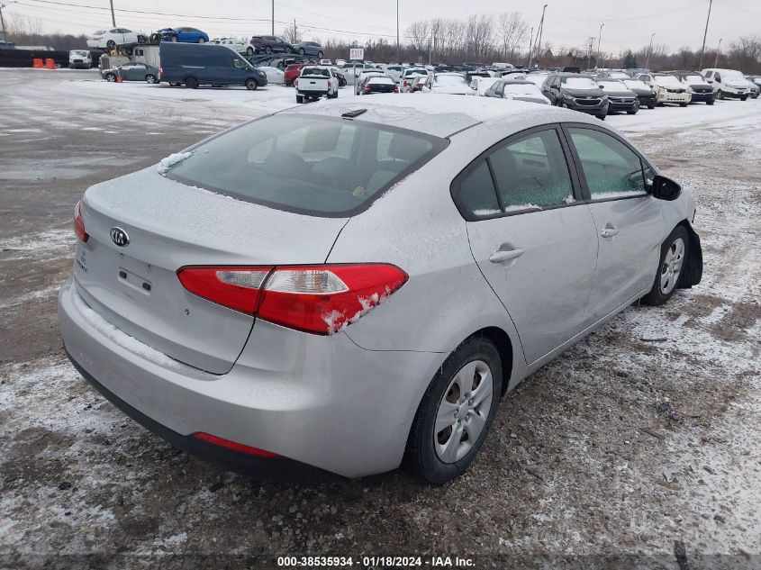 2015 KIA FORTE LX - KNAFK4A67F5388173