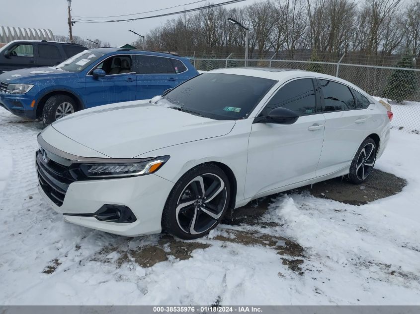 2022 HONDA ACCORD SPORT 2.0T - 1HGCV2F30NA024264
