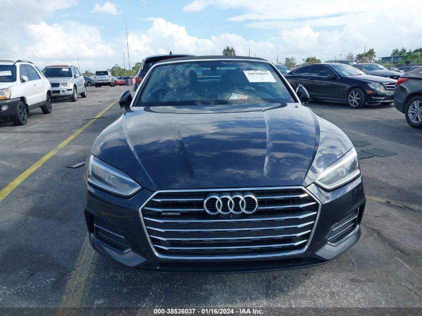2018 AUDI A5 CABRIOLET - WAU2NGF56JN001449