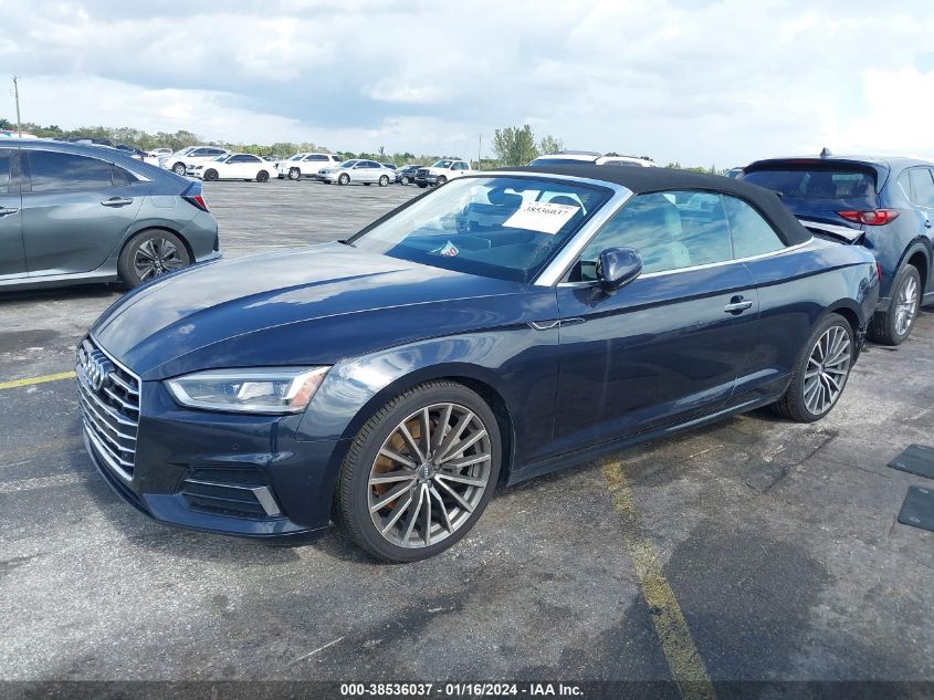 2018 AUDI A5 CABRIOLET - WAU2NGF56JN001449