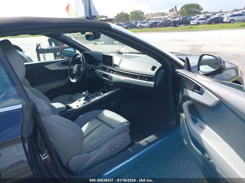 2018 AUDI A5 CABRIOLET - WAU2NGF56JN001449
