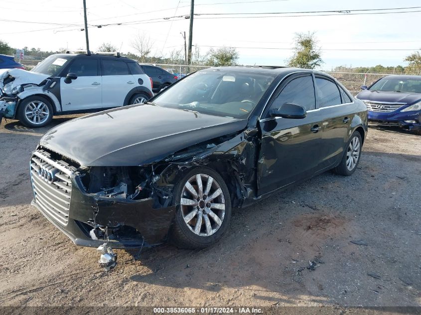 2013 AUDI A4 PREMIUM - WAUAFAFL4DN014919