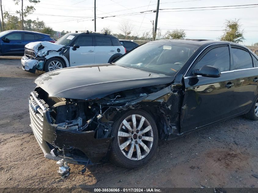 2013 AUDI A4 PREMIUM - WAUAFAFL4DN014919