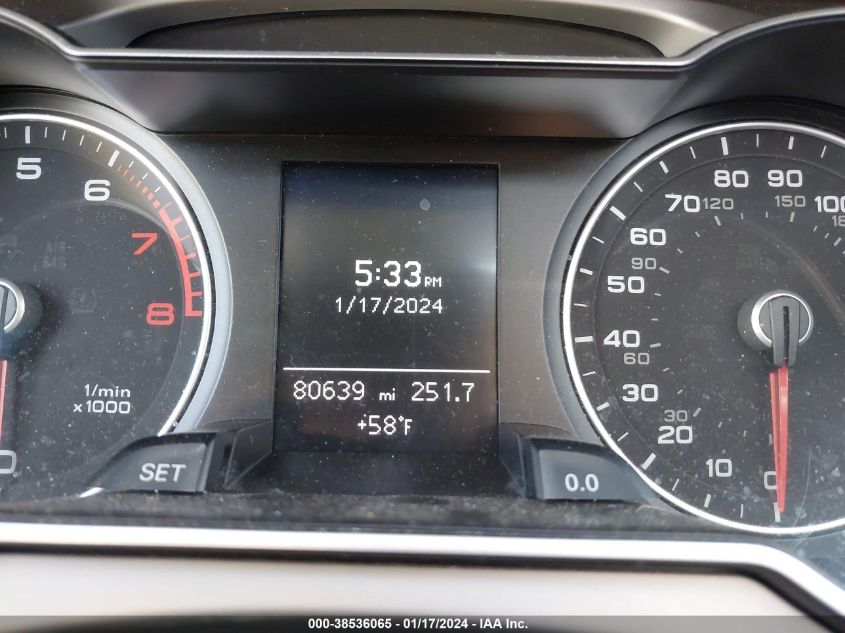 2013 AUDI A4 PREMIUM - WAUAFAFL4DN014919