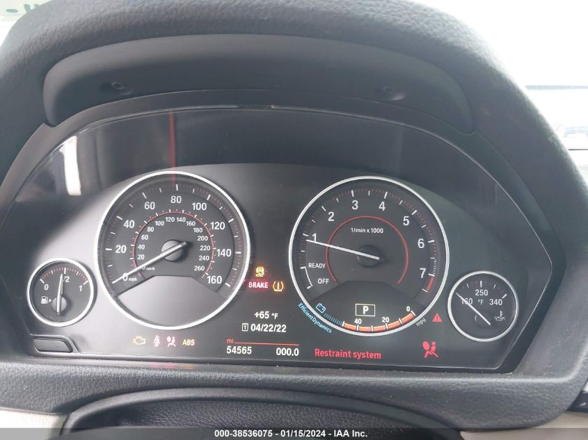 2016 BMW 328I WBA8E9G50GNT45565