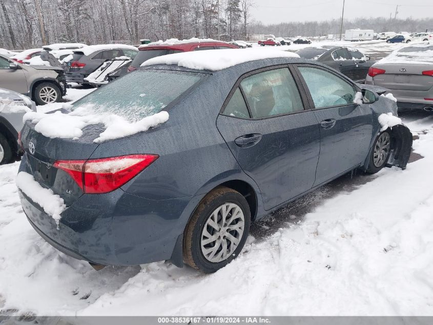 2019 TOYOTA COROLLA LE - 2T1BURHE2KC176056