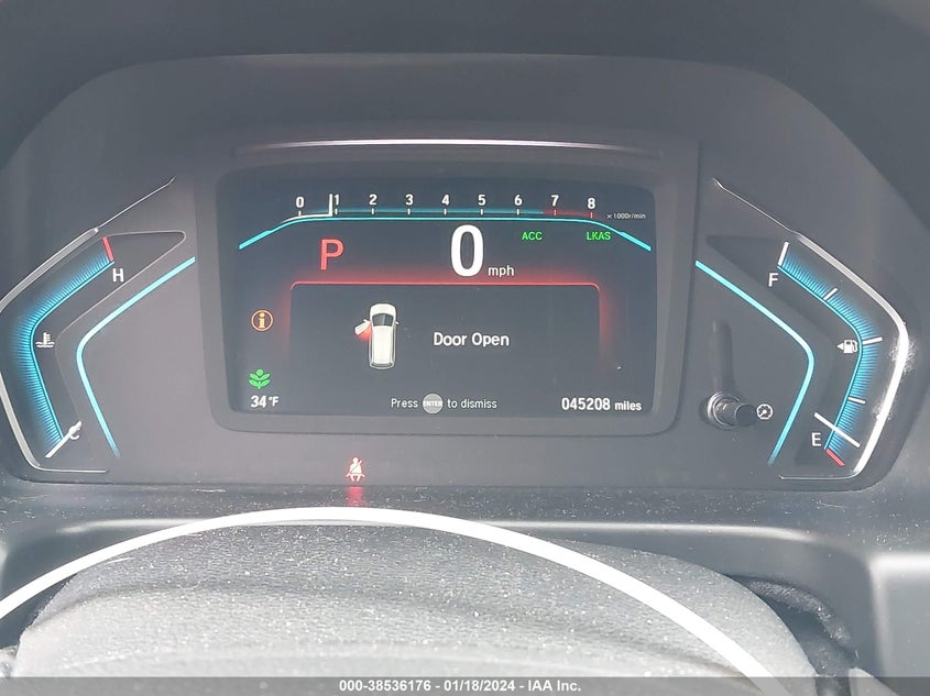 VIN 5FNRL6H72KB099895 2019 HONDA ODYSSEY EXL