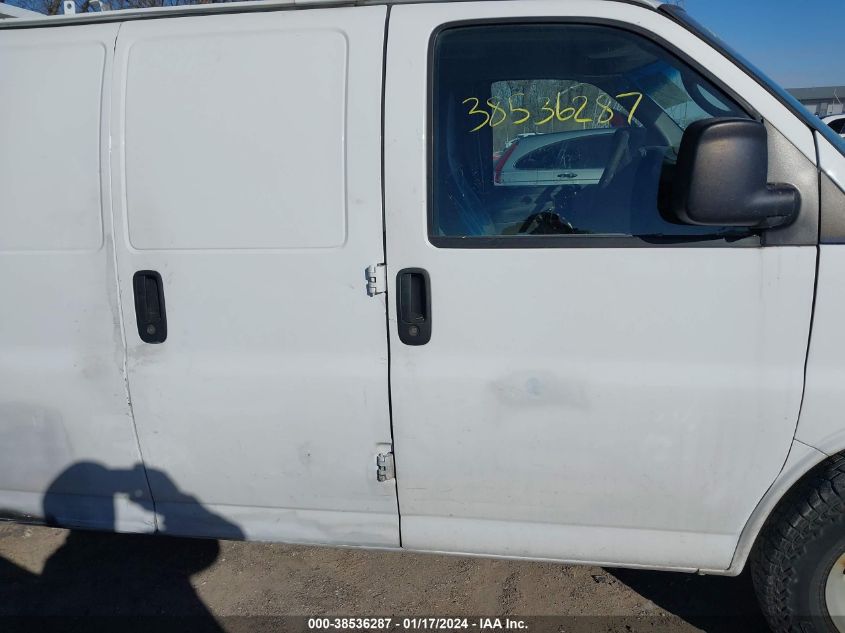 2013 CHEVROLET EXPRESS 2500 WORK VAN 1GCWGGFAXD1100931