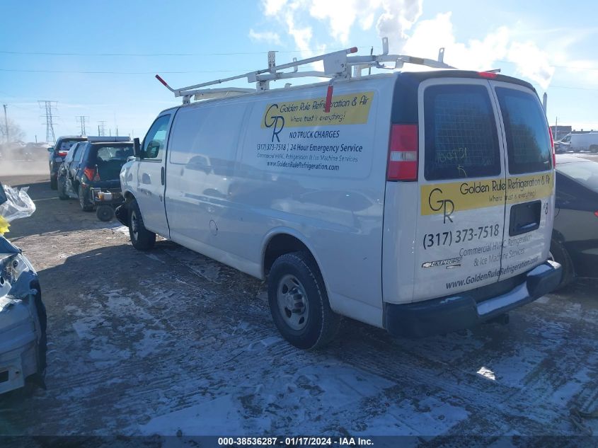 2013 CHEVROLET EXPRESS 2500 WORK VAN 1GCWGGFAXD1100931